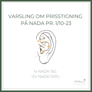 varsling om prisstigning NADA
