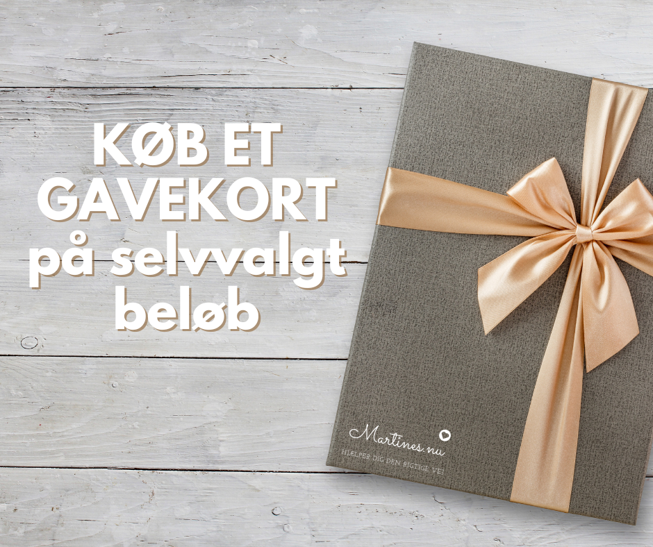 Gavekort selvvalgt beløb